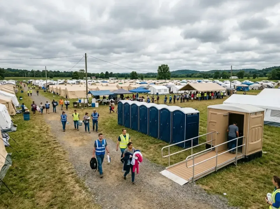 disaster-relief-camp-restrooms-010 — frequently asked questions, Dumpster & Portable Bathrooms Rental in Lakeland Highlands,…